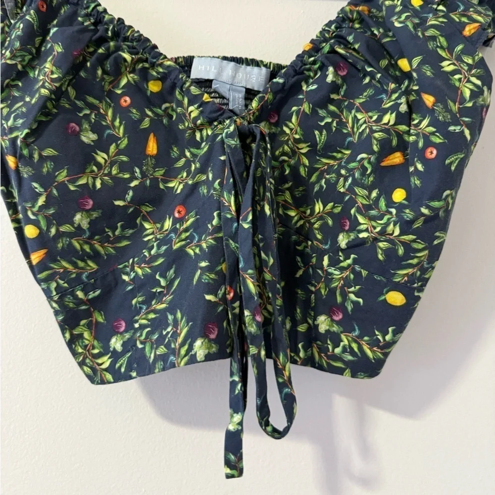 Hill House Home Alexa Top in Midnight Garden Print